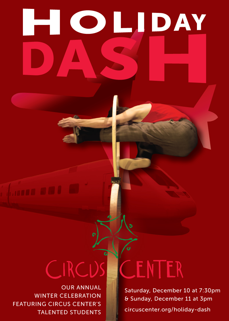 Postcard for Winter Showcase | Holiday Dash | Circus Center